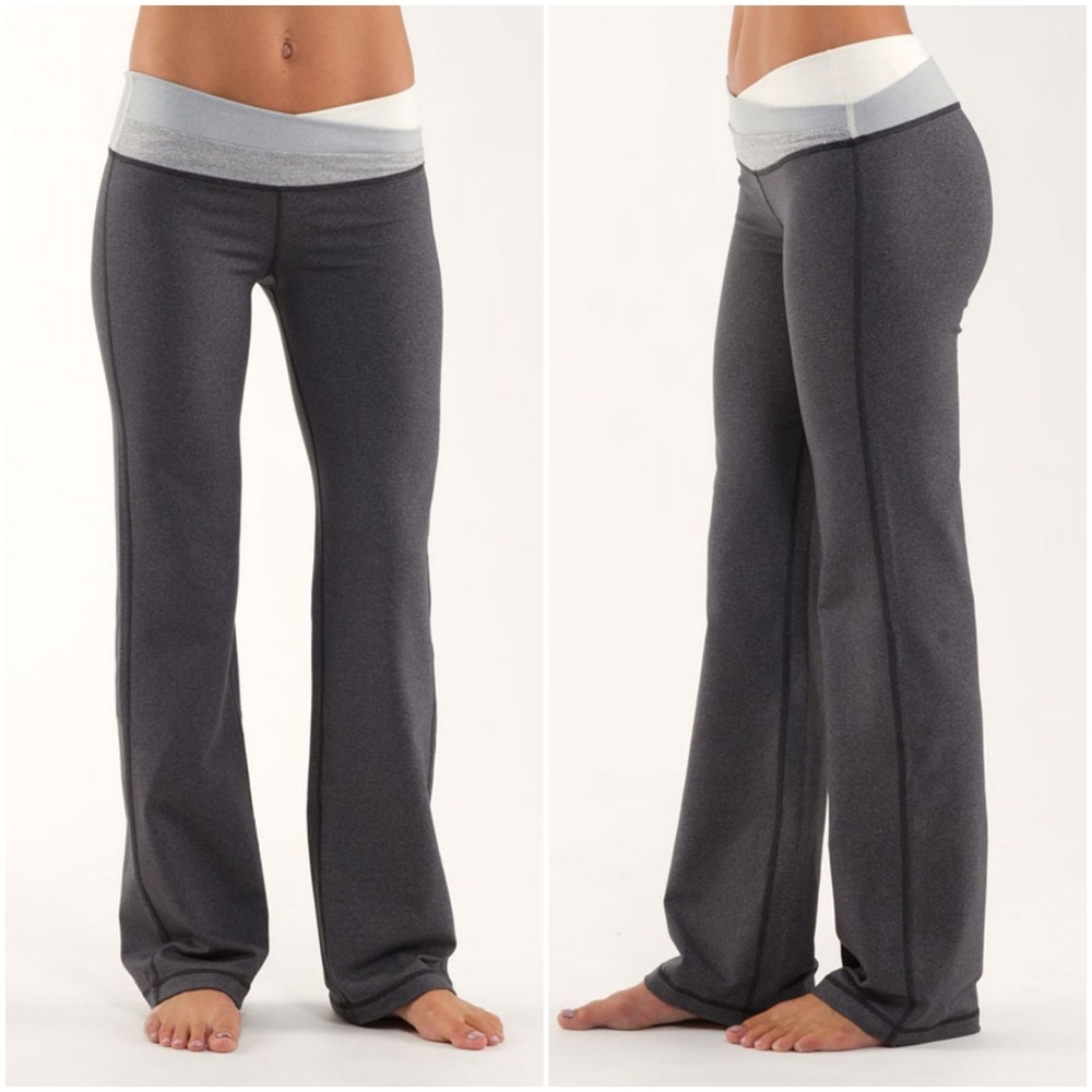 LULULEMON Gray Herringbone Astro Pants